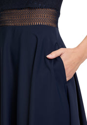 Cocktailkleid Mini - 8541-Night Sky - Blau