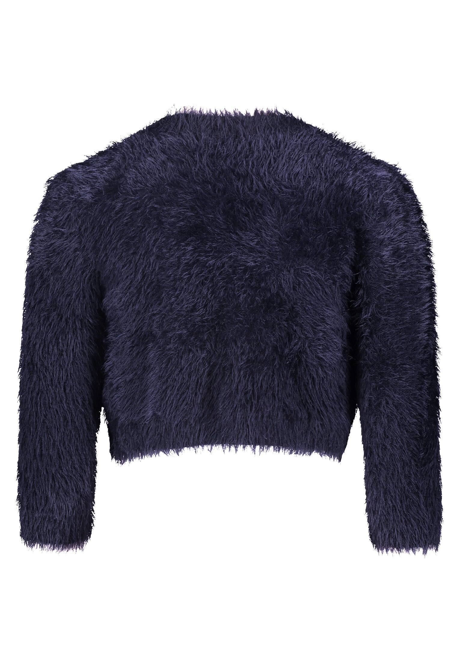 Strickbolero mit Dreiviertelarm - 8541-Night Sky - Blau