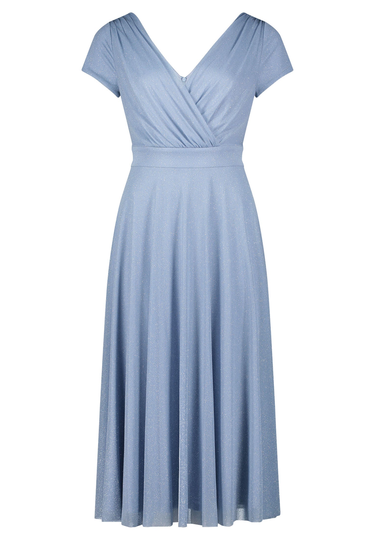 Cocktailkleid Mini - 8892-Blue/Silver - Blau