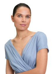 Cocktailkleid Mini - 8892-Blue/Silver - Blau