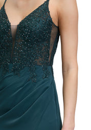 Abendkleid Maxi - 9237-Dusty Slate - Grün