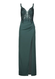 Abendkleid Maxi - 9237-Dusty Slate - Grün