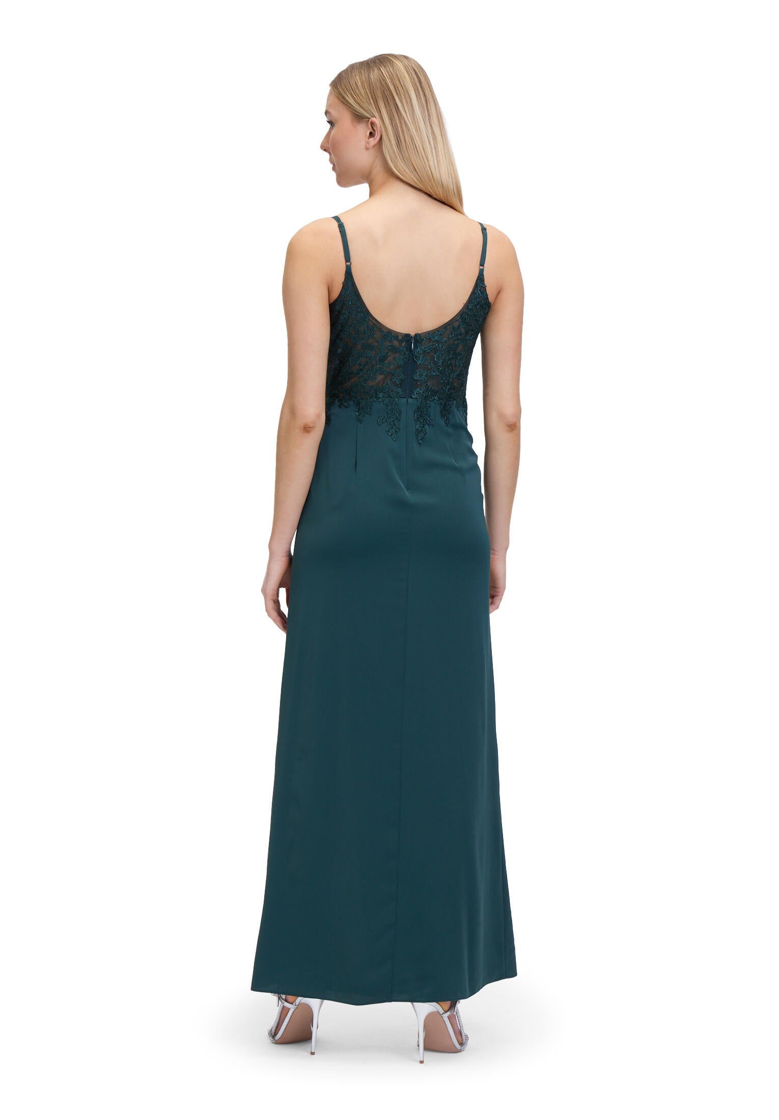 Abendkleid Maxi - 9237-Dusty Slate - Grün