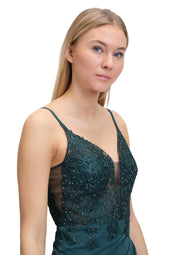 Abendkleid Maxi - 9237-Dusty Slate - Grün