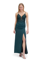 Abendkleid Maxi - 9237-Dusty Slate - Grün