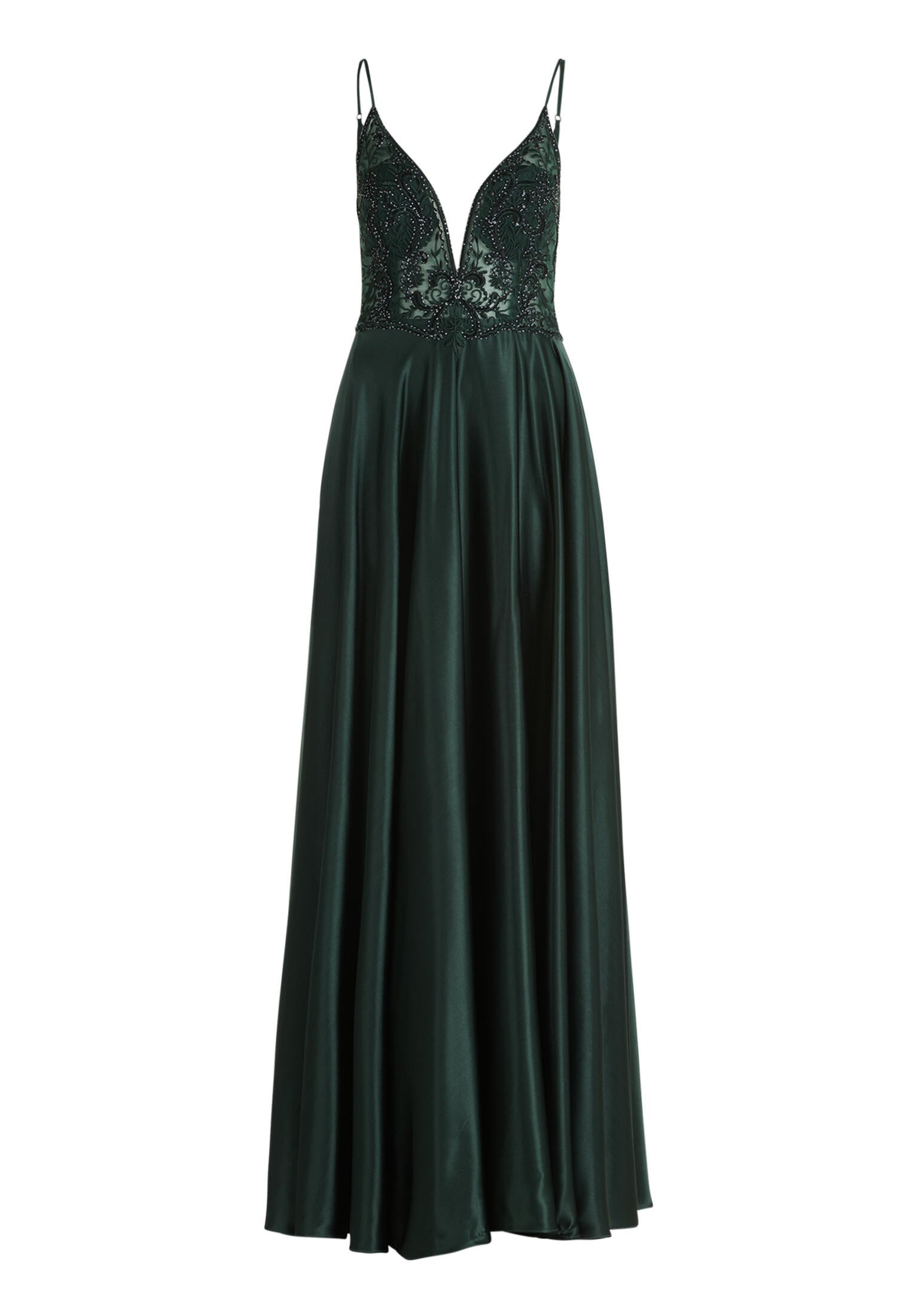 Abendkleid Maxi - 9237-Dusty Slate - Grün