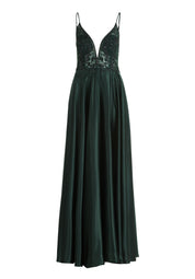 Abendkleid Maxi - 9237-Dusty Slate - Grün