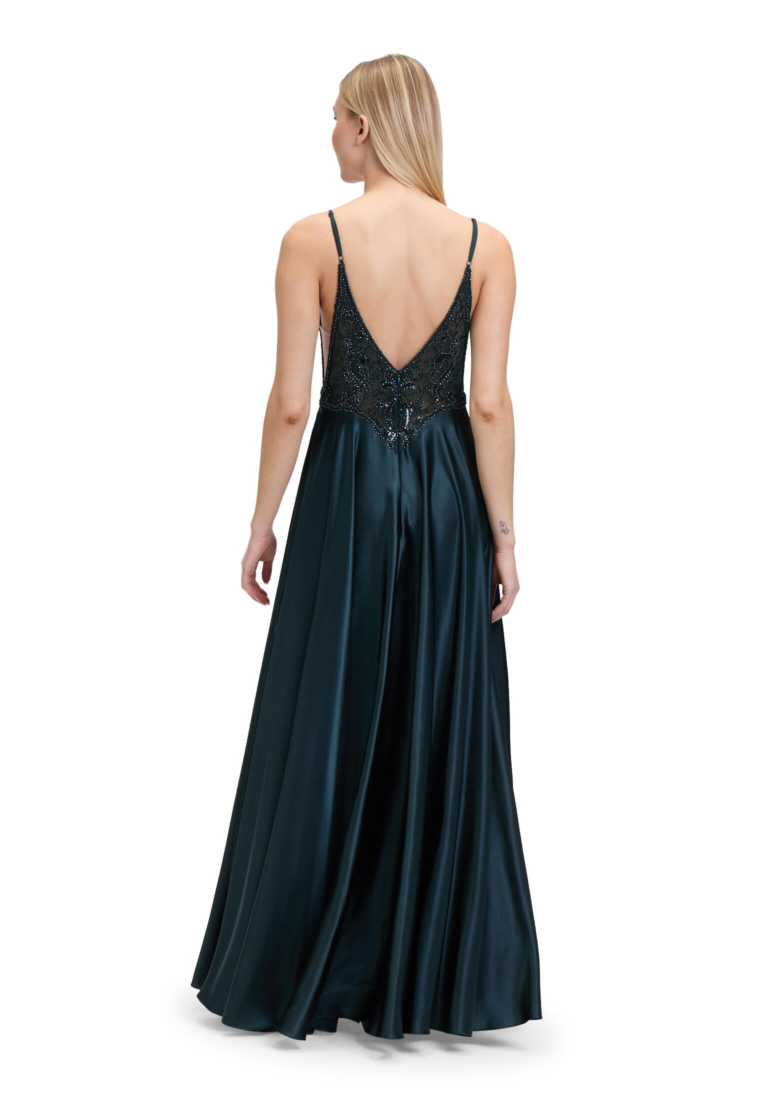 Abendkleid Maxi - 9237-Dusty Slate - Grün