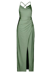 Abendkleid Maxi - 5547-Light Aventurine - Grün