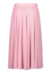 Tüllrock Midi mit Schleife - 6045-Peony Blush - Pink