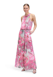 Jumpsuit floral Wide Leg - 1843-Cream/Pink - Rosa