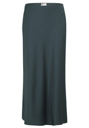 Satinrock Midi - 5605-Grey Olive - Grün