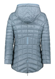 Steppjacke mit Kapuze - 8486-Citadel - Blau