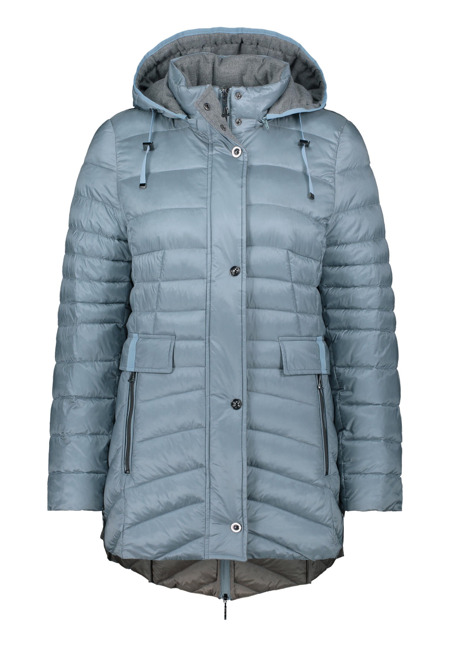 Steppjacke mit Kapuze - 8486-Citadel - Blau
