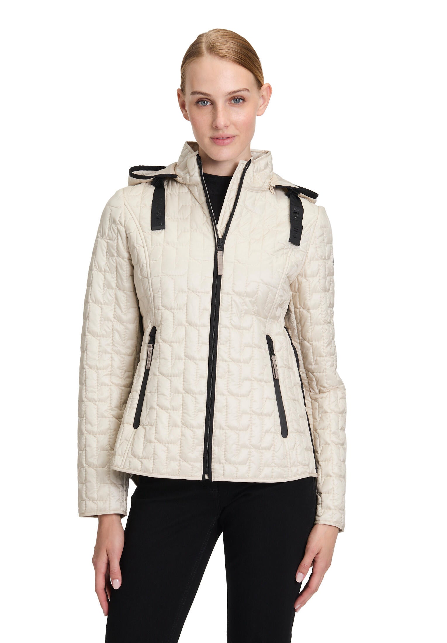 Steppjacke mit Stehkragen - 1158-Pearl Cream - Creme