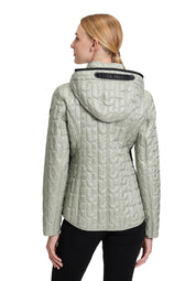 Steppjacke mit Stehkragen - 8458-Sky Gray - Grün