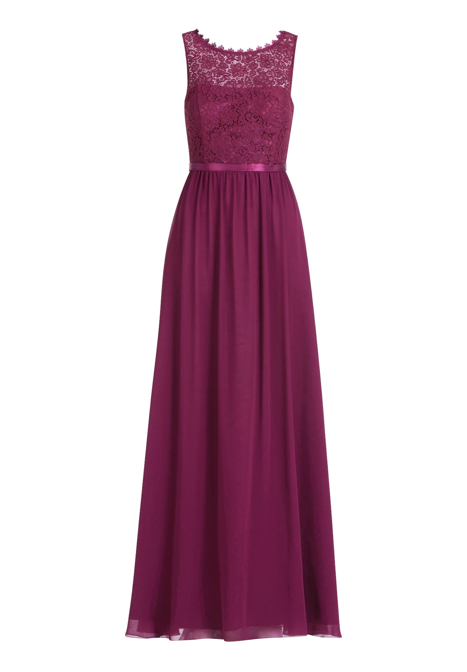 Cocktailkleid mit Spitze - 4329-Purple - Violett