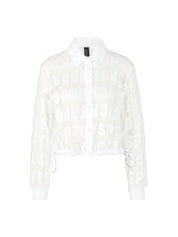 Bluse Cropped Fit - 100 - Weiß