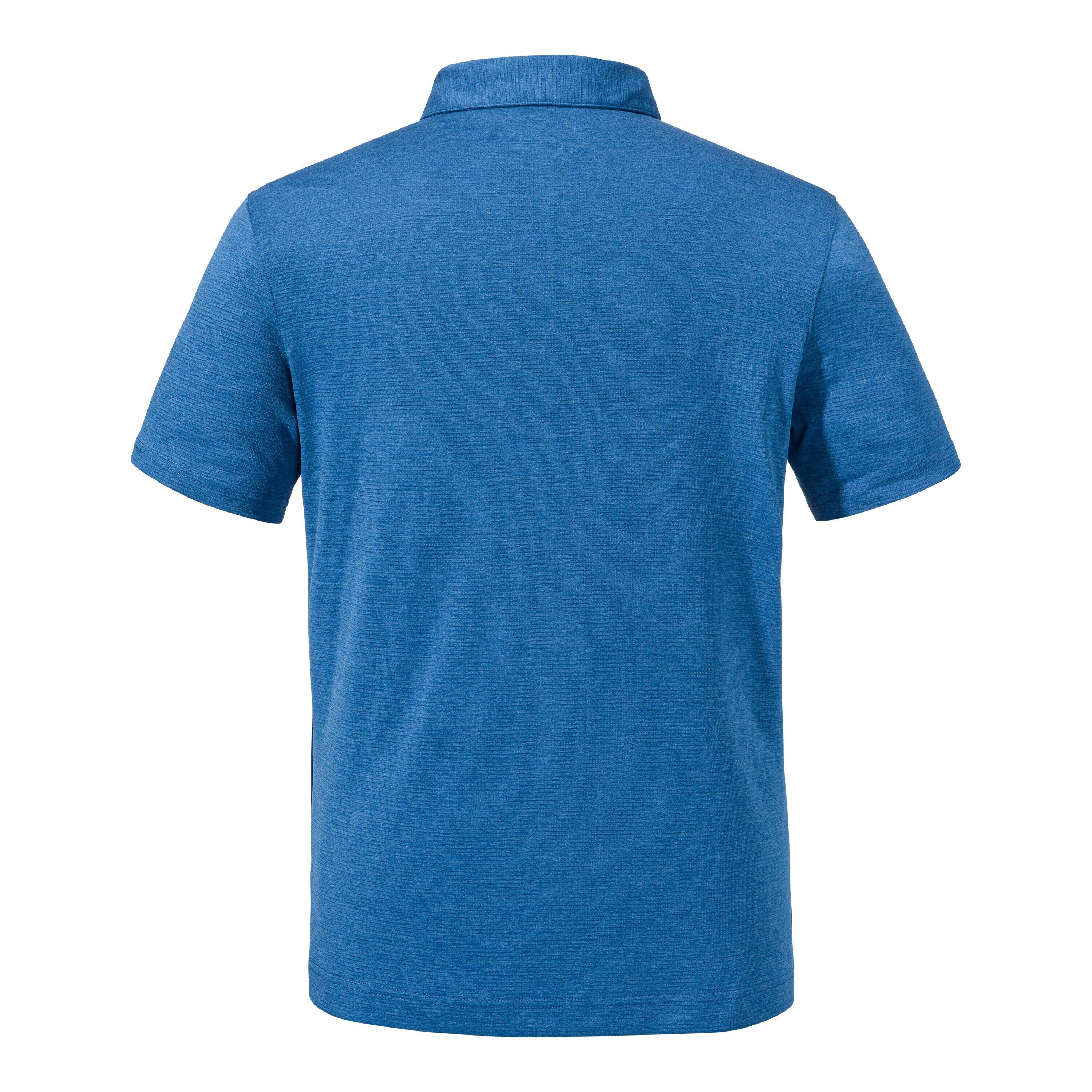 Funktionsshirt mit Polohemdkragen - 8405-cornflowerblue - Blau