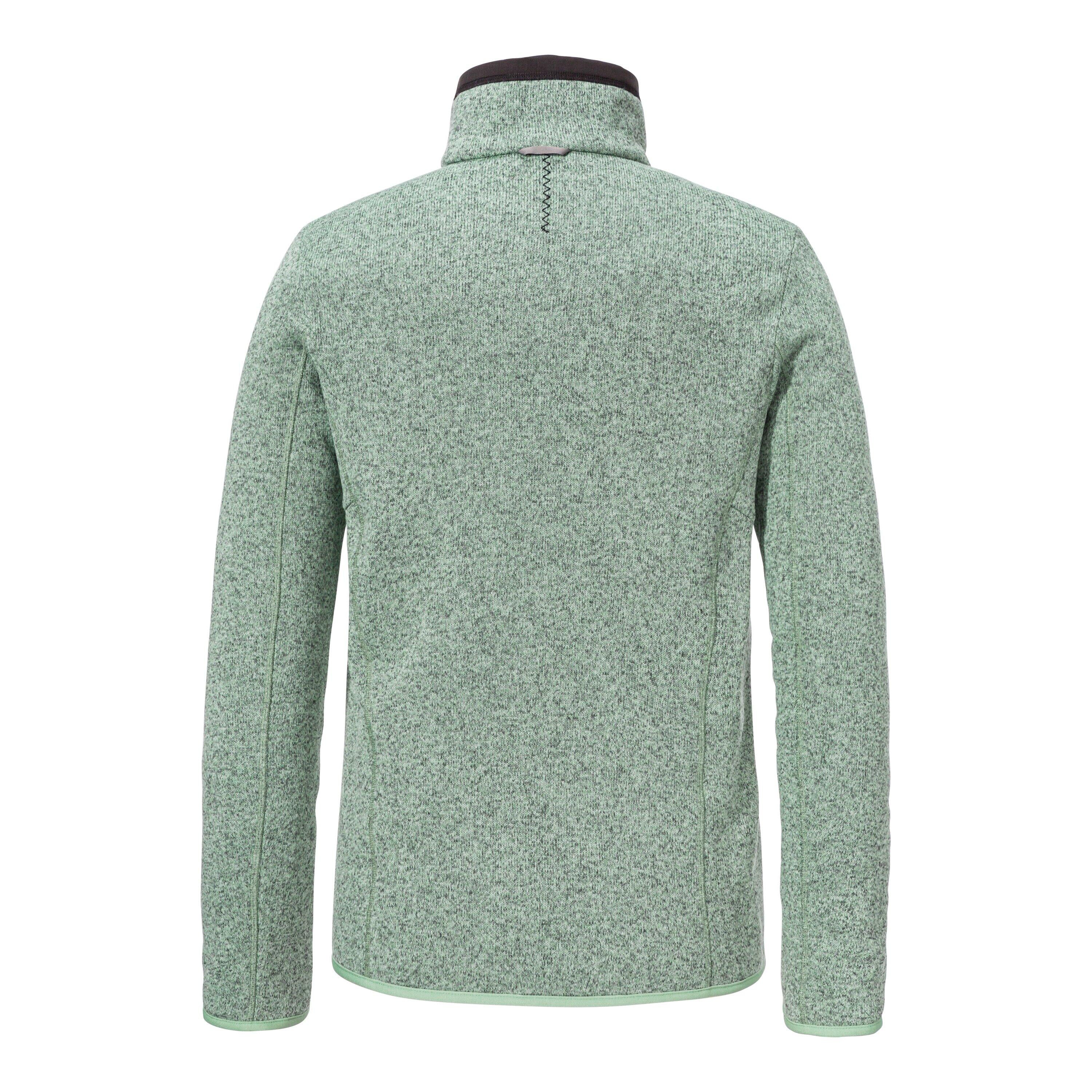 Fleecejacke CIRC YEW meliert - 6305-gemjade - Grün