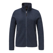 Fleecejacke CIRC YEW meliert - 8820-navyblazer - Blau