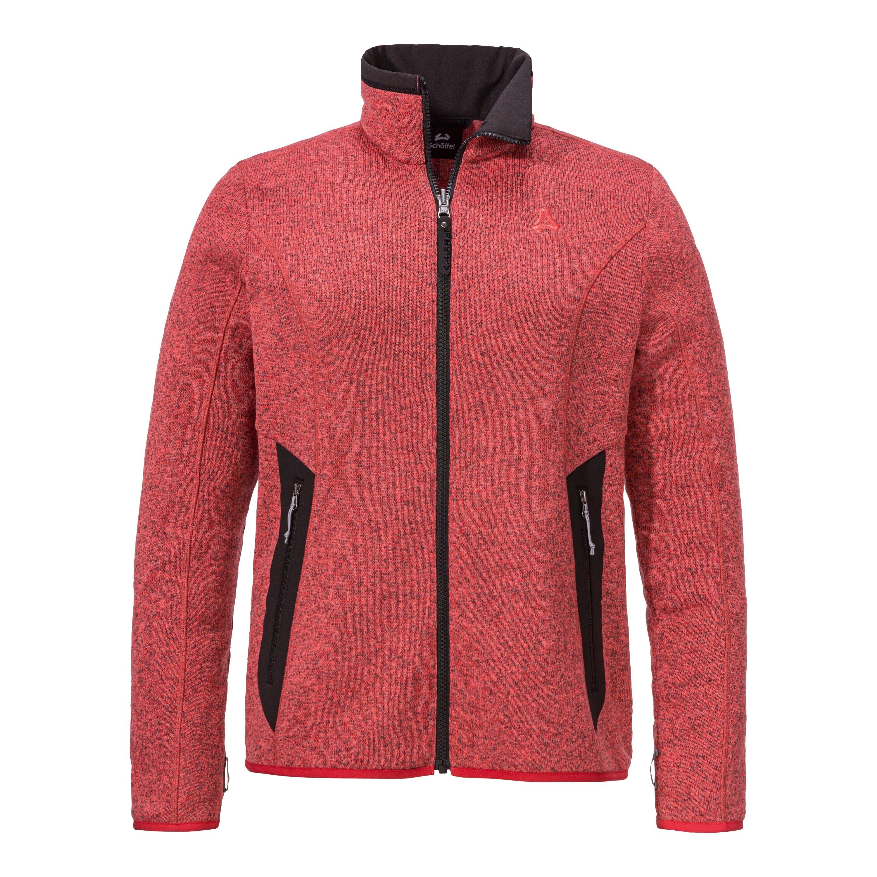 Fleecejacke CIRC YEW meliert - 2675-bakedrose - Rot