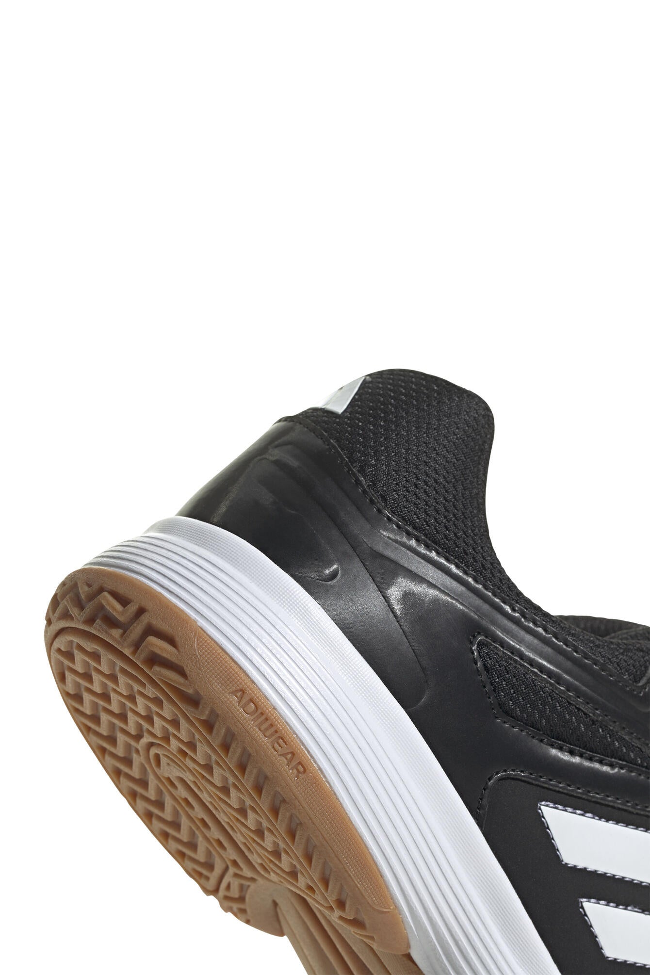 Handballschuhe SPEEDCOURT - CBLACK/FTWWHT/GUM10 - Schwarz