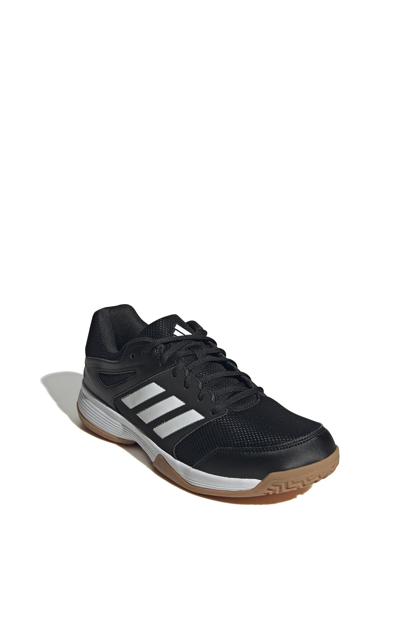 Handballschuhe SPEEDCOURT - CBLACK/FTWWHT/GUM10 - Schwarz