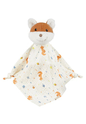 Schnuffeltuch FILOU - 518-lichtgrau - Orange