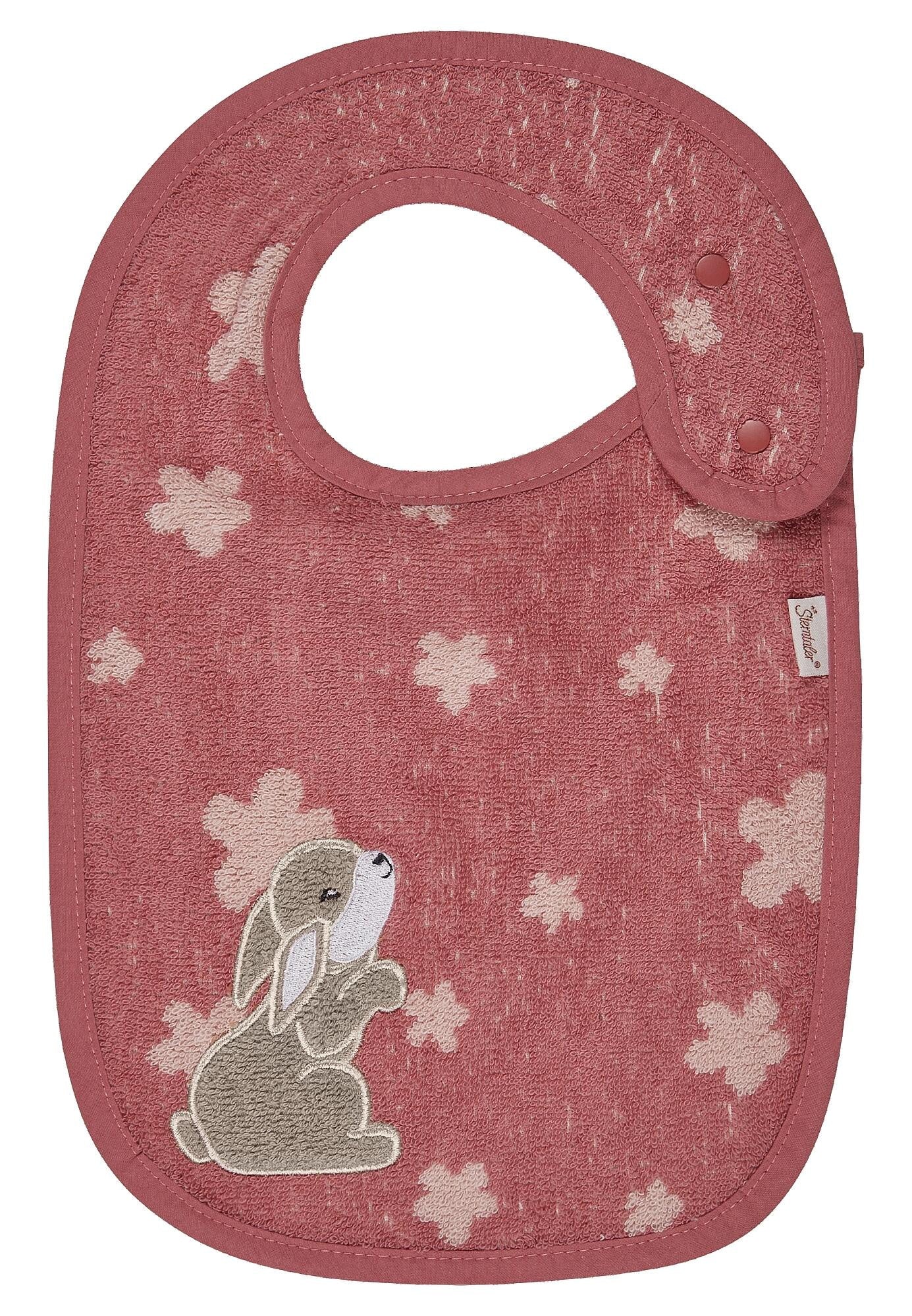 Lätzchen HANNI aus Baumwolle - 737-perlrosa - Rosa