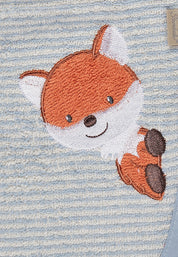 Lätzchen FILOU aus Baumwolle - 318-graublau - Blau