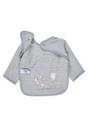 Ärmellätzchen FILOU aus Baumwolle - 318-graublau - Blau