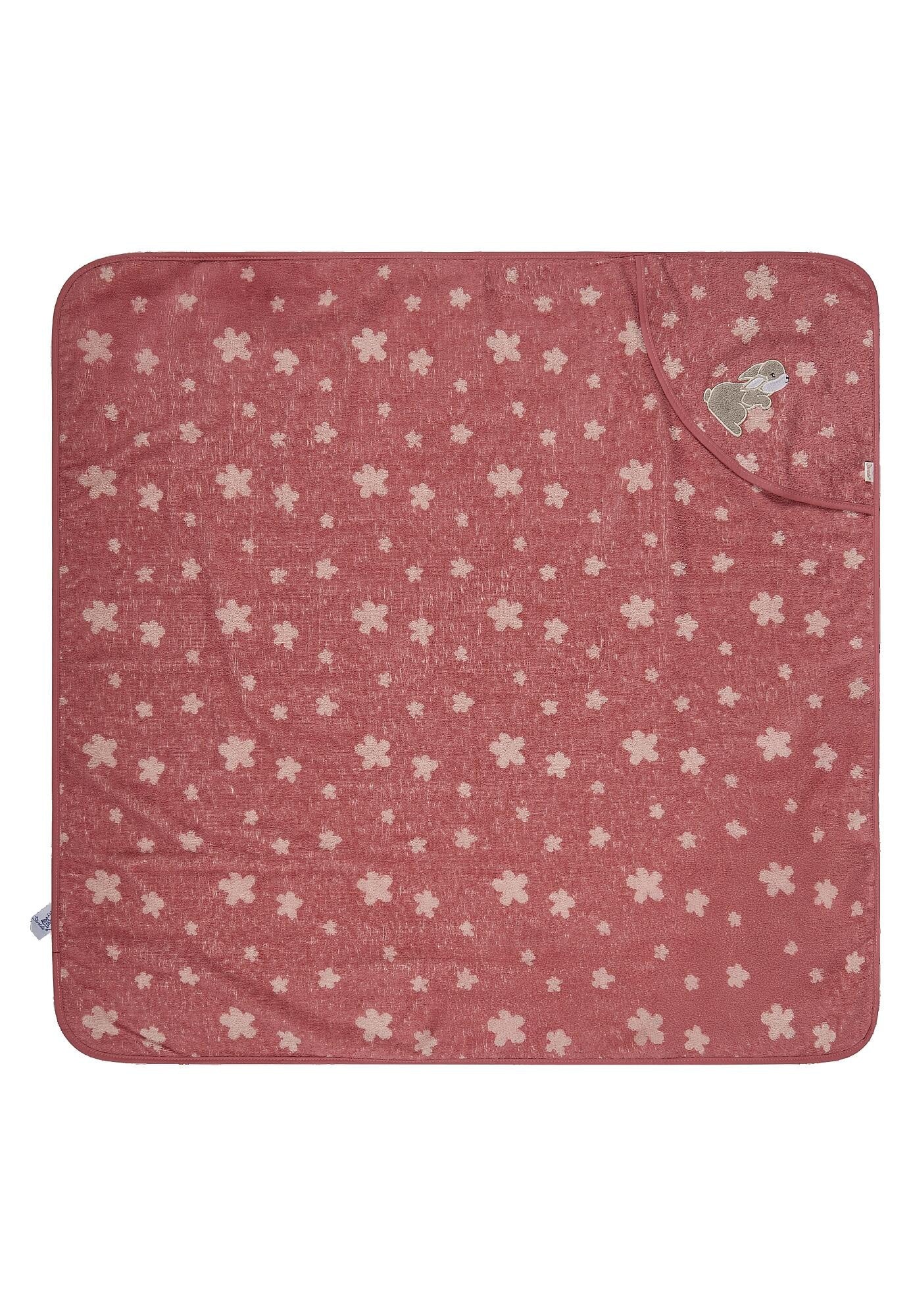 Kapuzenhandtuch HANNI 100x100 - 737-perlrosa - Rosa