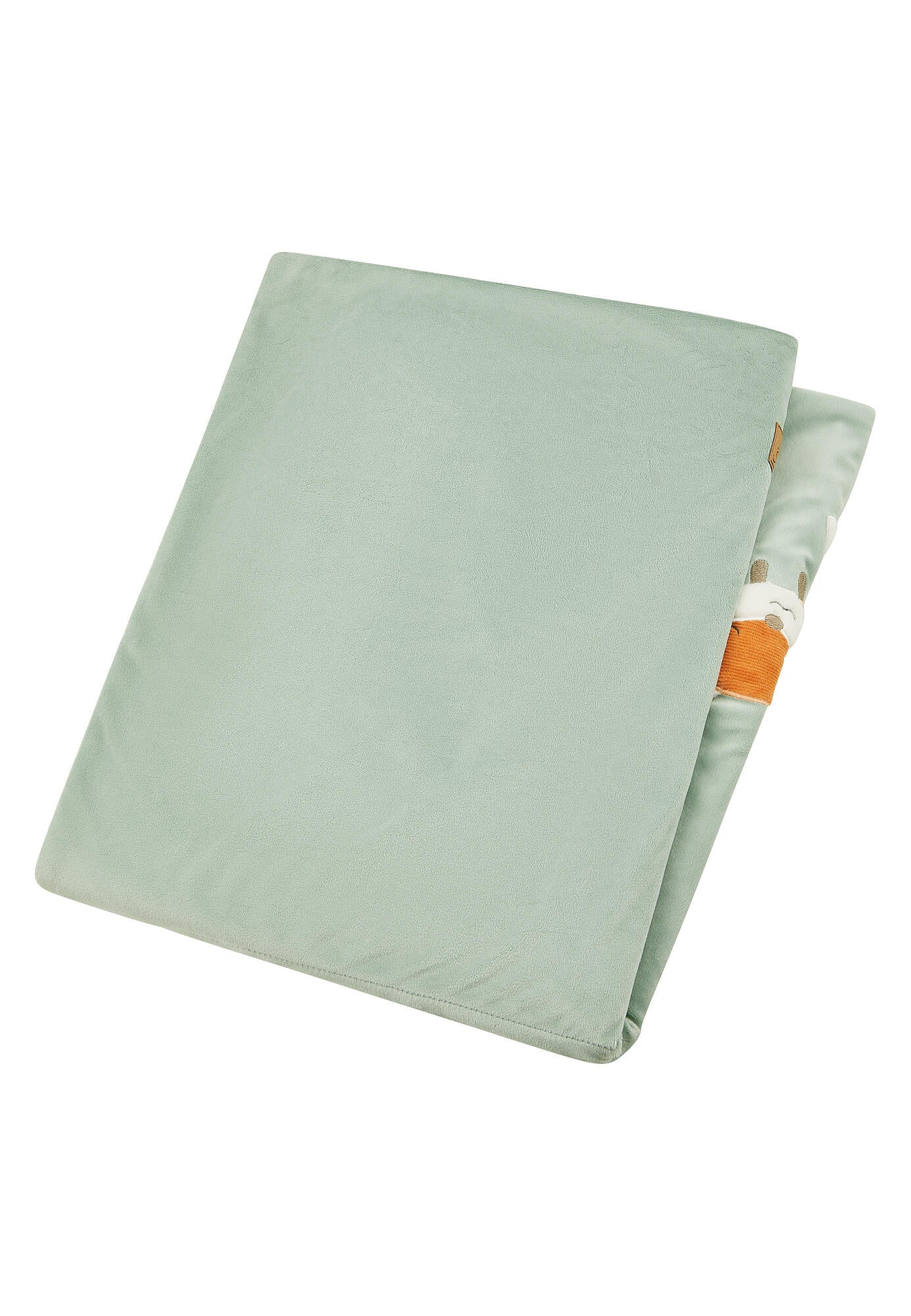 Babydecke FILOU - 518-lichtgrau - Grün