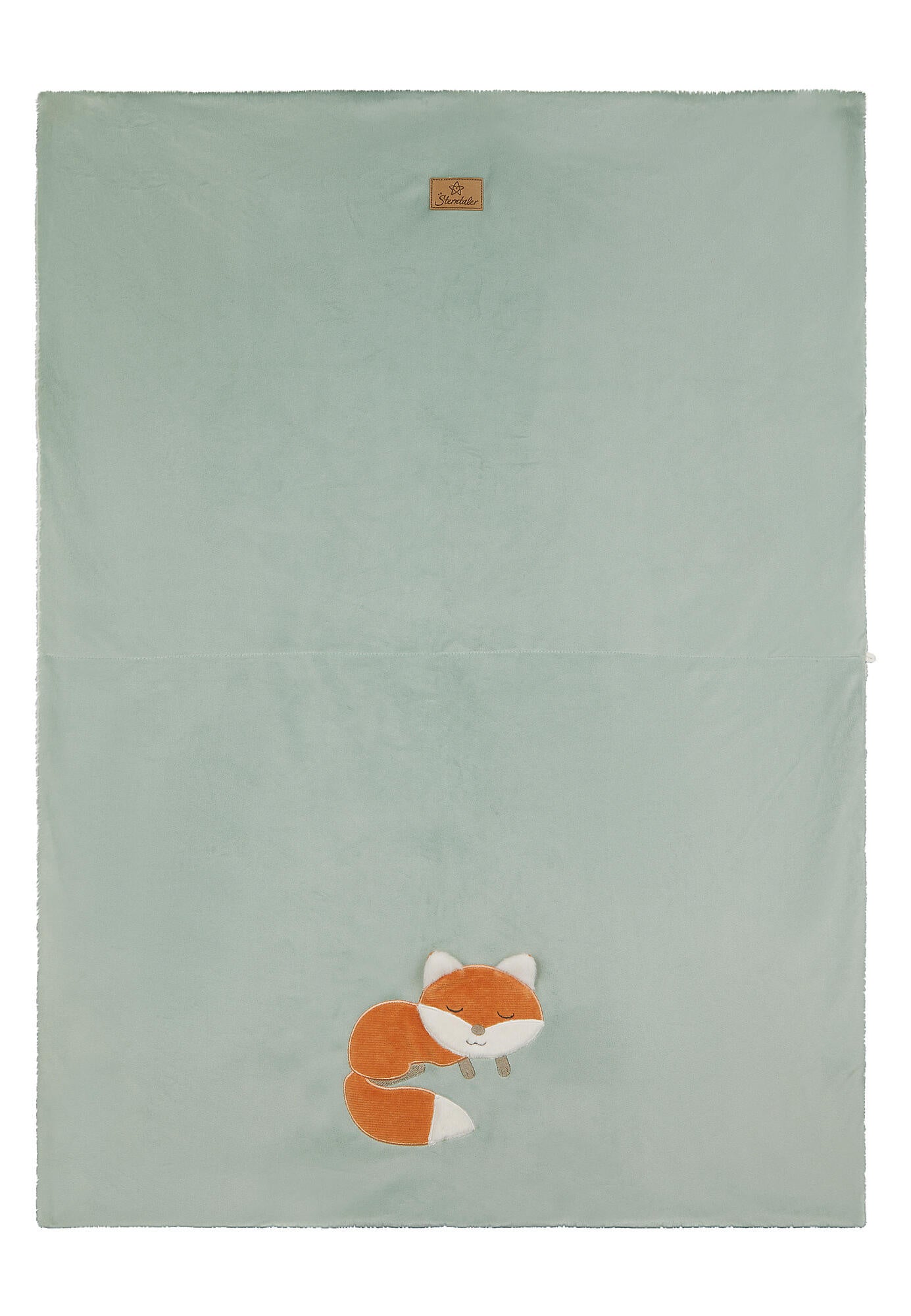 Babydecke FILOU - 518-lichtgrau - Grün