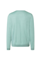 Strickpullover aus Merinowolle - 217 - Türkis