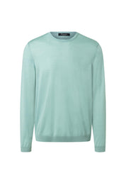 Strickpullover aus Merinowolle - 217 - Türkis