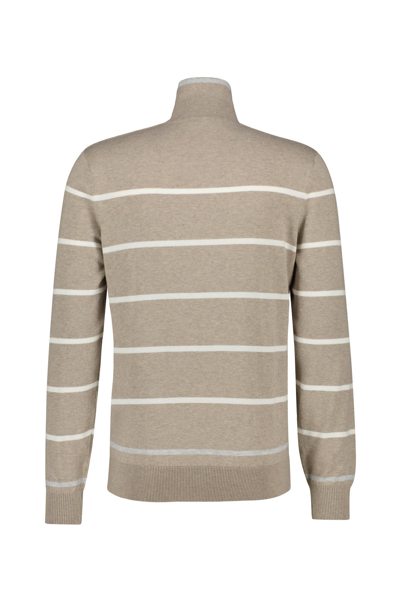 Stricksweater mit Reisverschluss - 131 - Beige