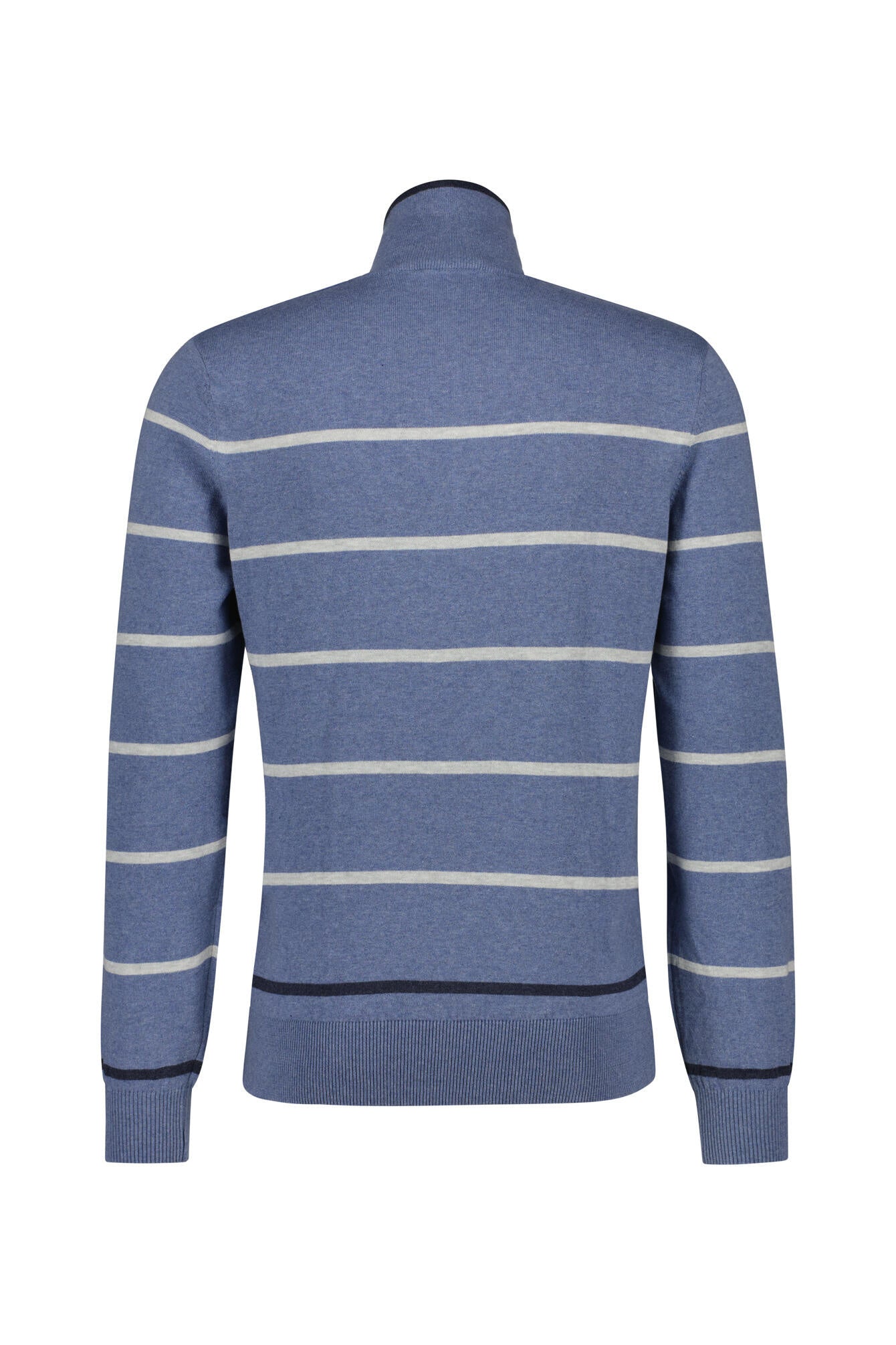 Stricksweater mit Reisverschluss - 321 - Blau