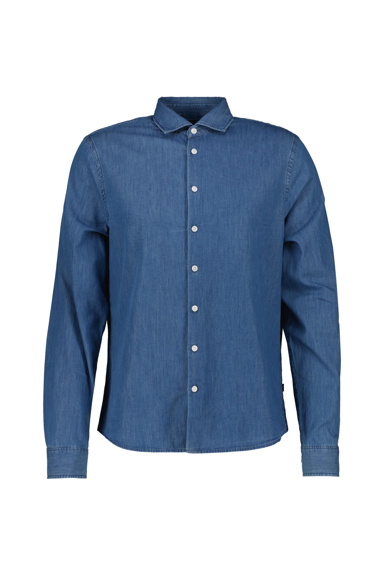 Hemd Regular Fit in Denim Optik - 364 - Blau