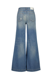 Jeans GLOW UP Wide Leg - MBL - Blau