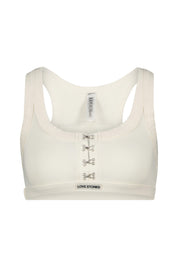 Top X LOVE STORIES RIKA cropped - 201 - Creme