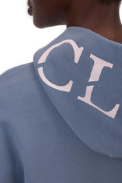 Sweathoodie aus Bio-Baumwolle - 565 - Blau