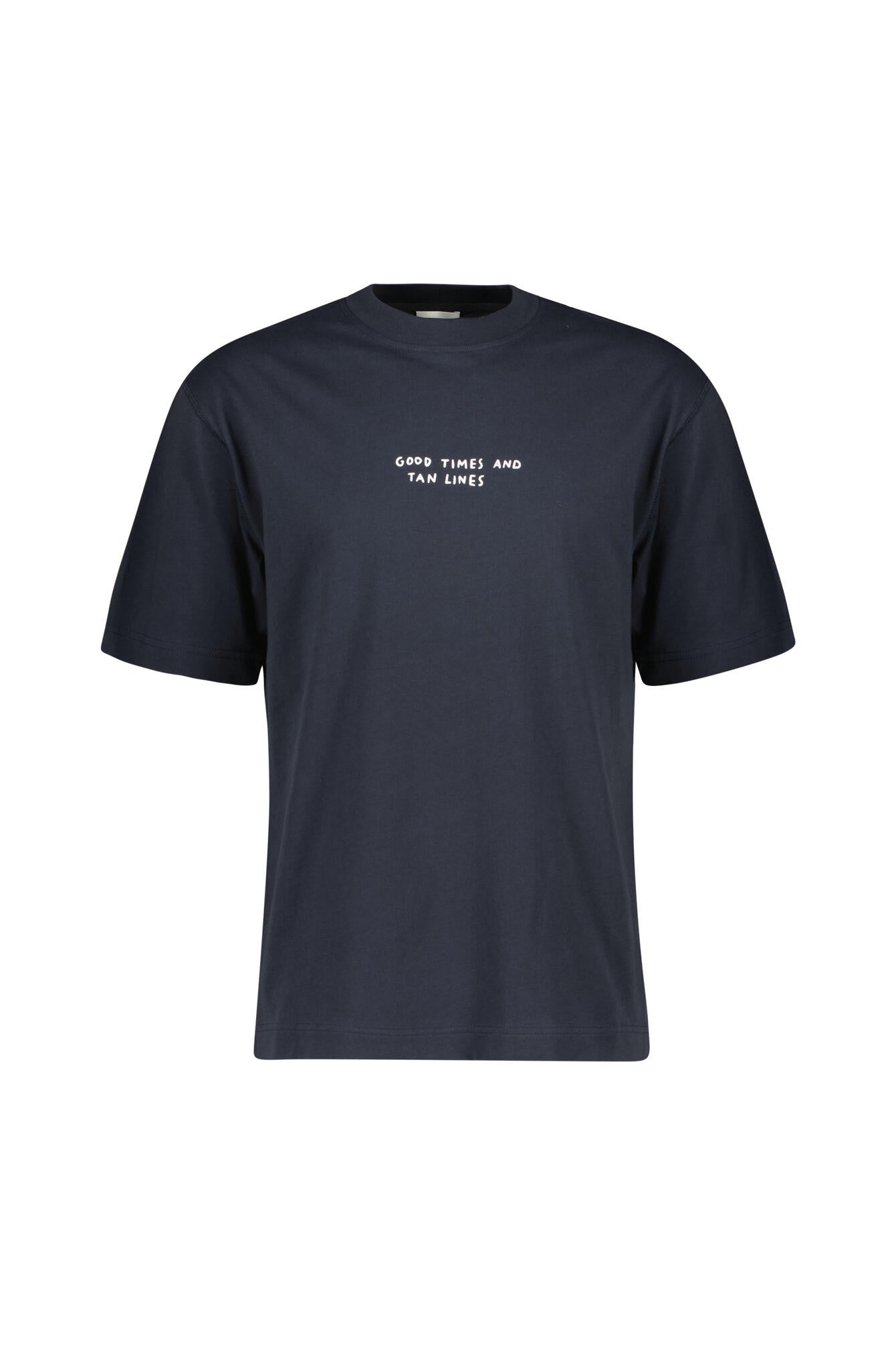 T-Shirt aus Baumwolle - 185 - Schwarz