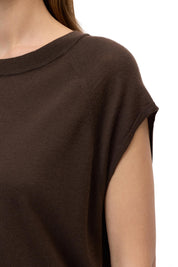 Strickpullunder aus Kaschmir-Mix - 777 - Braun