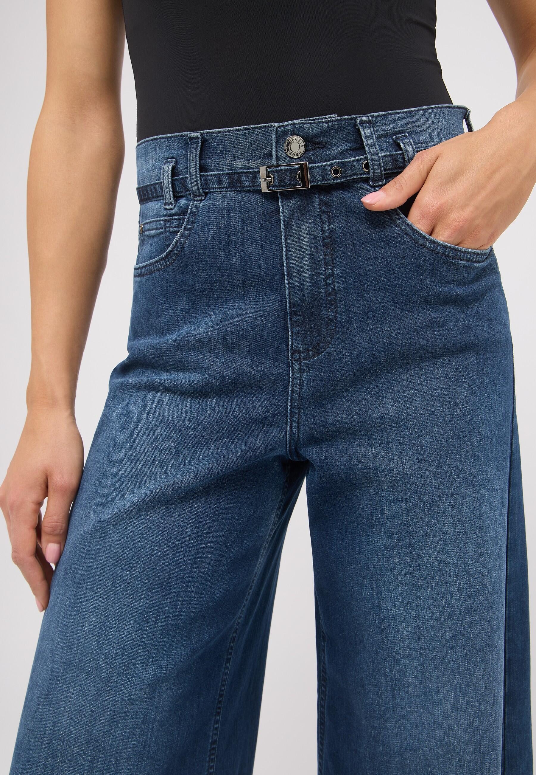 Jeans LIVA Wide Leg - 325-blue used - Blau