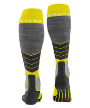 Skisocken Intermediate M - 1086 limelight - Gelb