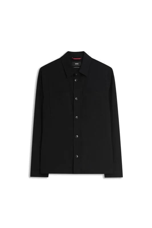 Overshirt - 99 - Schwarz
