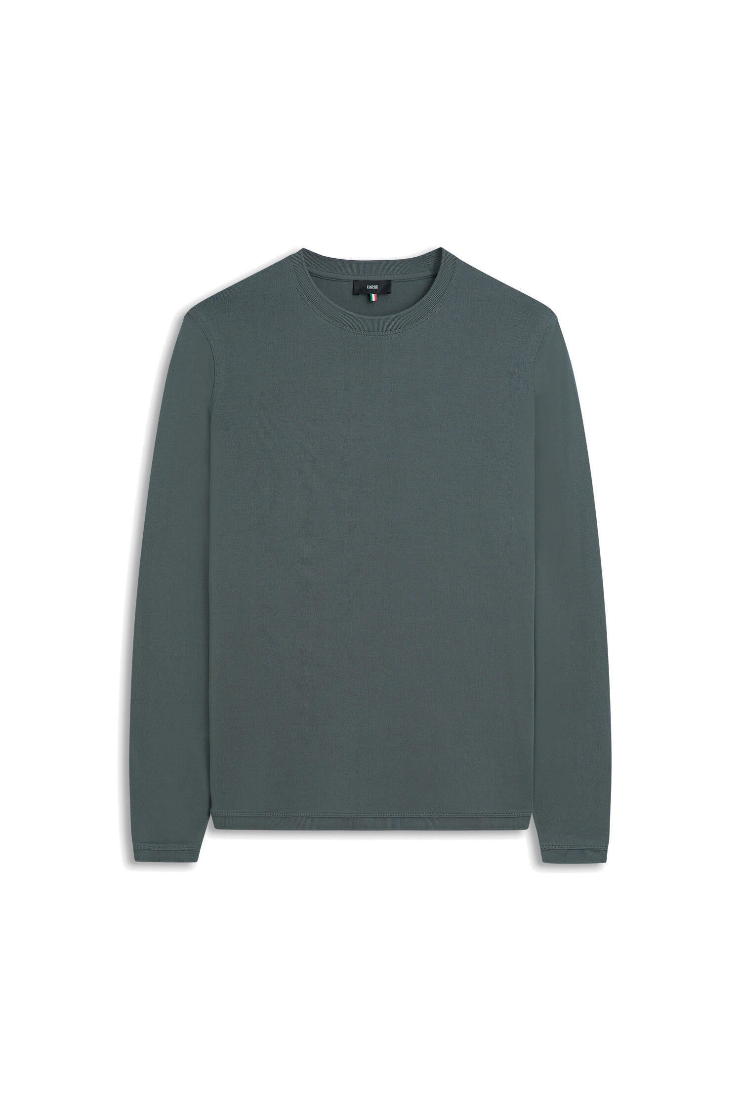 Langarmshirt CIBADI aus Baumwolle - 84-grUEn - Grün