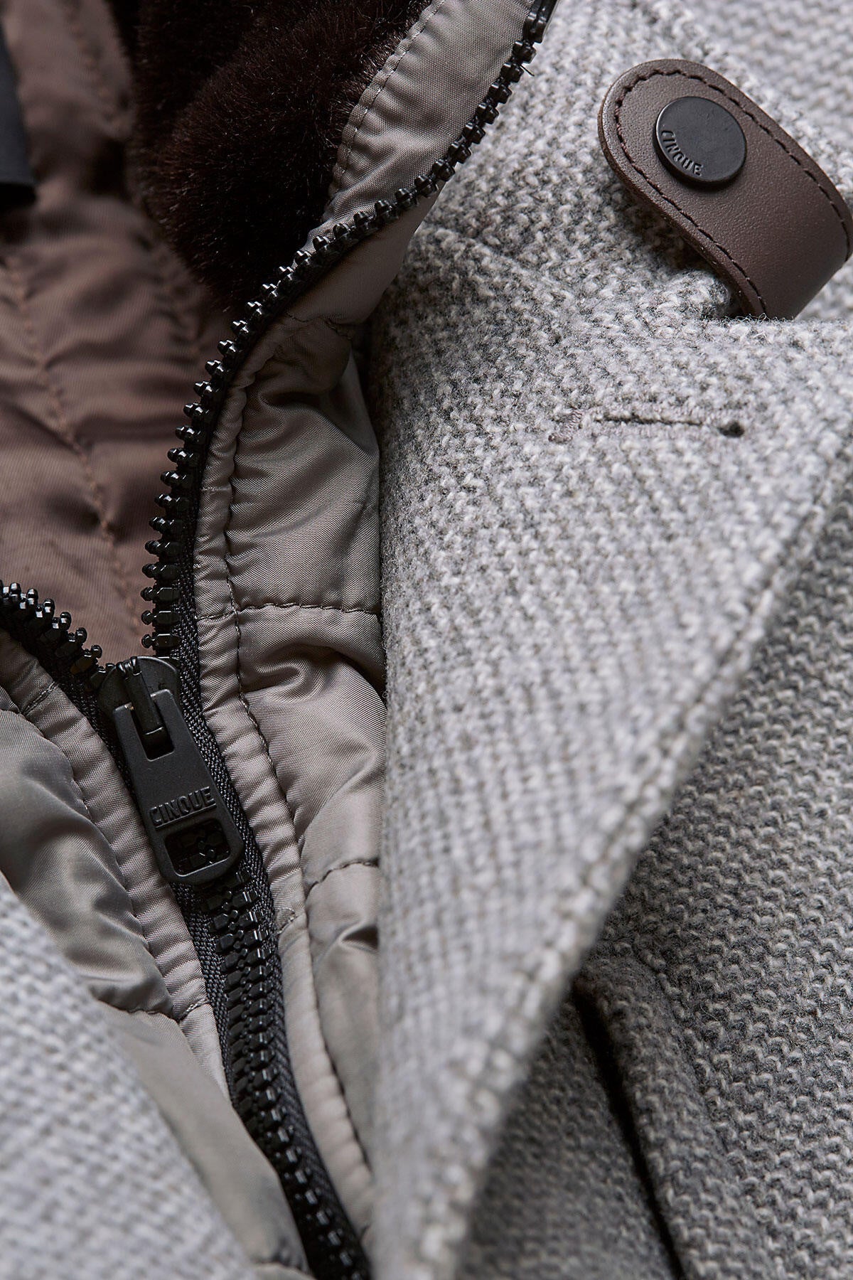 Wollmantel CIARSENAL mit Stehkragen - 92-hellgrau - Grau